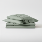 100% Organic Cotton Sage Sateen Sheet Set