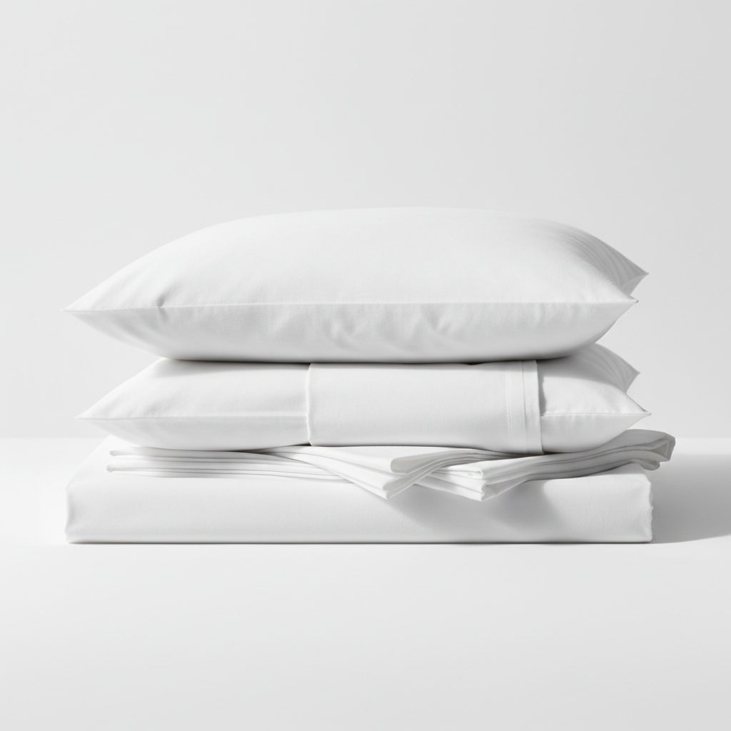 MYSA Sateen Sheet set - WHITE